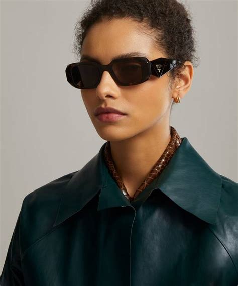 prada round frame glasses|prada rectangle sunglasses.